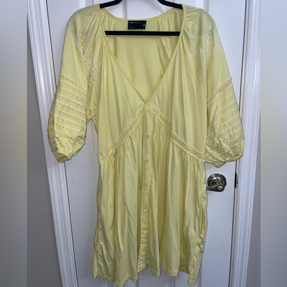 ASOS yellow dress